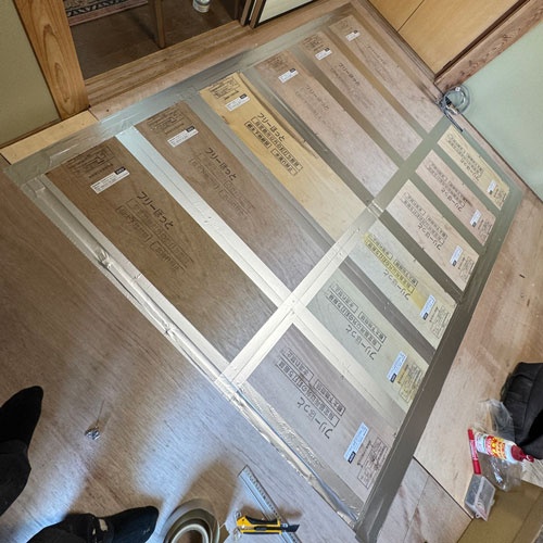 床暖房の設置工事（あと施工）